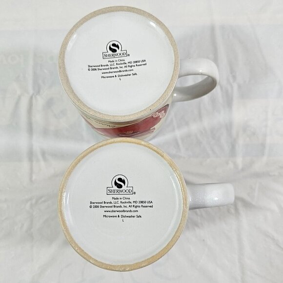 SHARE THE SPIRIT Angel 10 Oz Ceramic Mugs Cups – Set of 2 - Picture 15 of 16